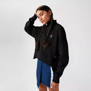 Converse Women's Sweater Knit Mock Neck Top 10007185-001 Sizes L - XL NWT